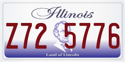 IL license plate Z725776
