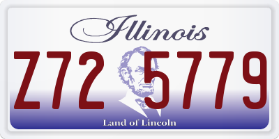 IL license plate Z725779