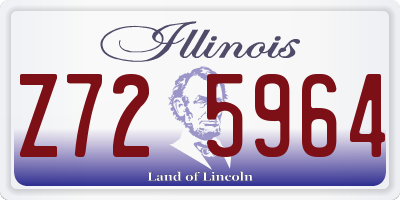 IL license plate Z725964