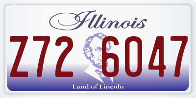IL license plate Z726047