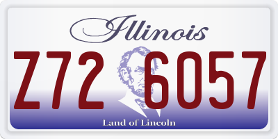 IL license plate Z726057