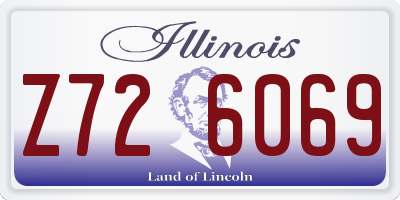 IL license plate Z726069