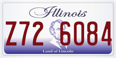 IL license plate Z726084