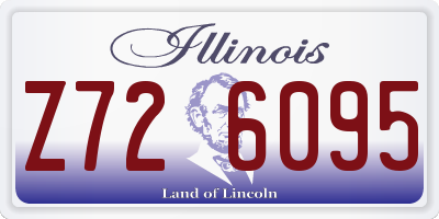 IL license plate Z726095