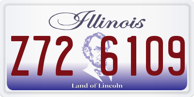 IL license plate Z726109