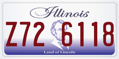 IL license plate Z726118