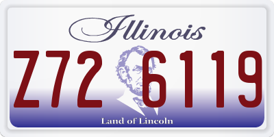 IL license plate Z726119