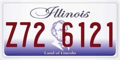 IL license plate Z726121
