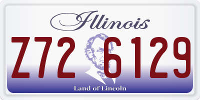 IL license plate Z726129