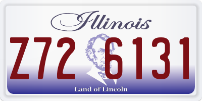IL license plate Z726131