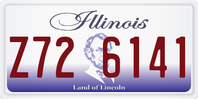 IL license plate Z726141