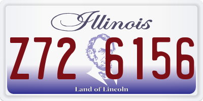 IL license plate Z726156