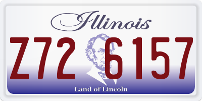 IL license plate Z726157