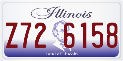 IL license plate Z726158