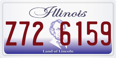 IL license plate Z726159