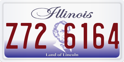 IL license plate Z726164