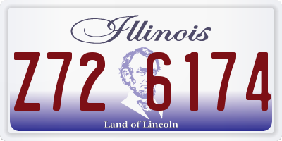IL license plate Z726174