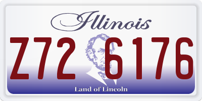 IL license plate Z726176