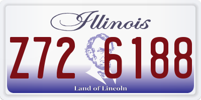 IL license plate Z726188