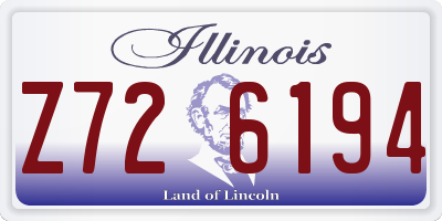 IL license plate Z726194