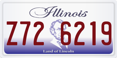 IL license plate Z726219