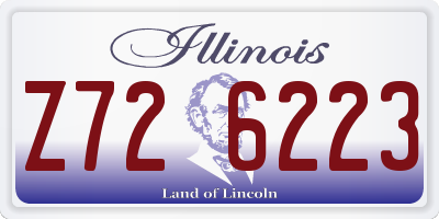 IL license plate Z726223
