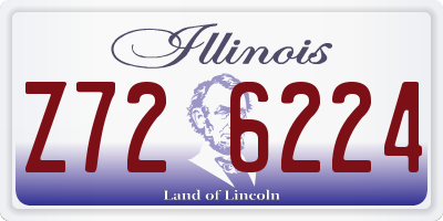 IL license plate Z726224