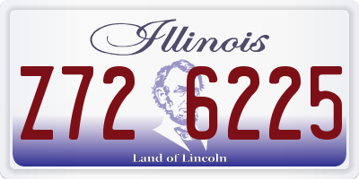 IL license plate Z726225