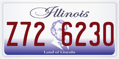 IL license plate Z726230