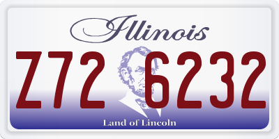IL license plate Z726232