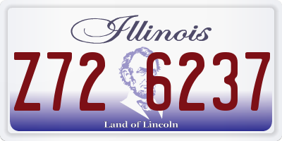 IL license plate Z726237