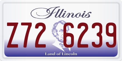 IL license plate Z726239