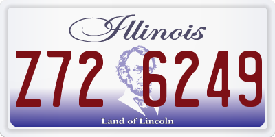 IL license plate Z726249