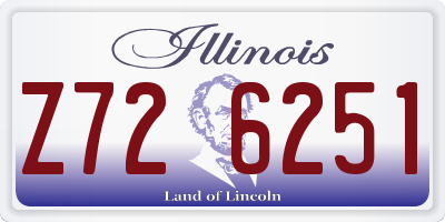 IL license plate Z726251