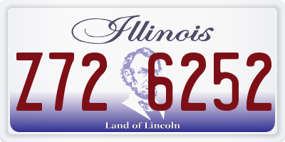 IL license plate Z726252