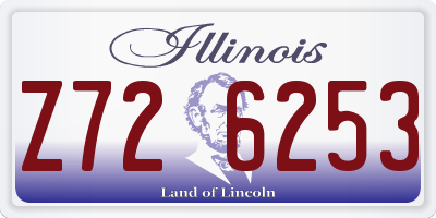 IL license plate Z726253