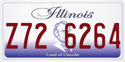 IL license plate Z726264