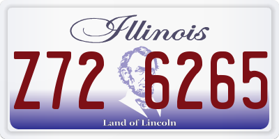 IL license plate Z726265