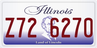 IL license plate Z726270