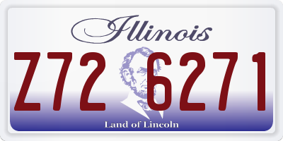 IL license plate Z726271