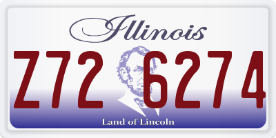 IL license plate Z726274
