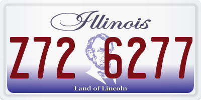 IL license plate Z726277
