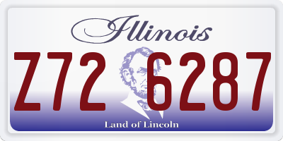 IL license plate Z726287