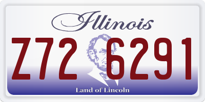 IL license plate Z726291