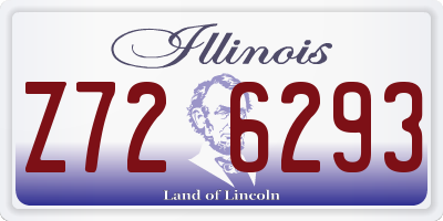IL license plate Z726293