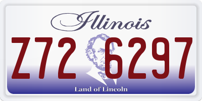 IL license plate Z726297