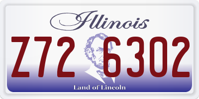 IL license plate Z726302