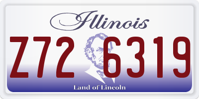 IL license plate Z726319