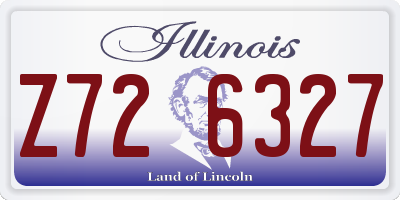 IL license plate Z726327