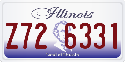 IL license plate Z726331